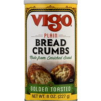 Vigo Plain Bread Crumbs, 8 Ounce