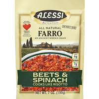 Alessi Beets & Spinach Farro, 7 Ounce