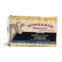 Bongards Creameries Marble Jack Cheese Brick, 16 Ounce