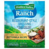 Hidden Valley Ranch Original Buttermilk Salad Dressing Mix, 0.4 Ounce