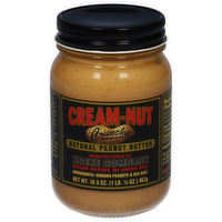 Cream Nut Crunchy Natural Peanut Butter, 16.5 Ounce