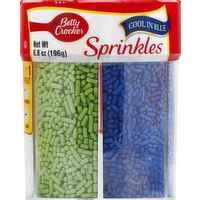 Betty Crocker Cool In Blue Sprinkles Mix 6 Colors for Decorating, 6.9 Ounce