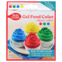 Betty Crocker Classic Gel Food Colors for Decorating, 2.72 Ounce