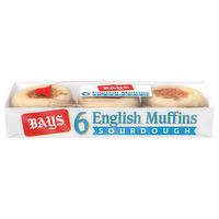 Bays Sourdough English Muffins, 6 Each