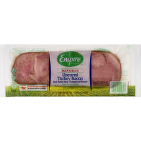 Empire Kosher Uncured Turkey Bacon, 8 Ounce