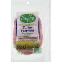 Empire Classic Turkey Pastrami Slices - Kosher for Passover, 7 Ounce