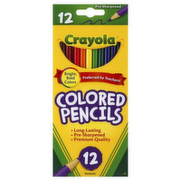 Crayola Colored Pencils Assorted Colors, 12 Each