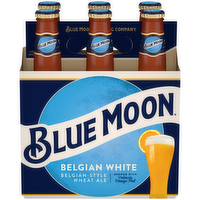 Blue Moon Belgian White Wheat Beer, 6 Each