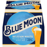 Blue Moon Belgian White Wheat Beer, 12 Each