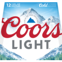 Coors Light Beer, 12 Each