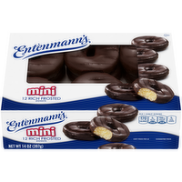 Entenmann's Donuts Juniors Rich Frosted Chocolate Donuts, 14 Ounce