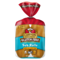 Canyon Bakehouse Gluten Free Sub Rolls, 15 Ounce