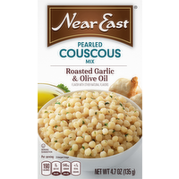 Near East Roasted Garlic & Olive Oil Flavor Pearled Couscous Mix, 4.7 Ounce