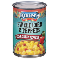 Kuner's Sweet Corn & Red and Green Peppers, 15 Ounce