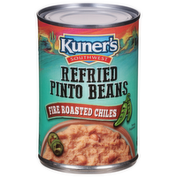 Kuner's Pinto Refried Beans with Fire Roasted Chiles, 16 Ounce