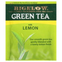 Bigelow Green Tea with Lemon, 20 Each