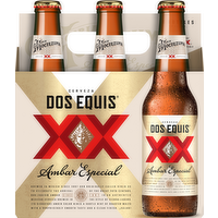 Dos Equis Ambar Especial Beer, 6 Each