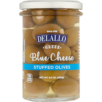 DeLallo Greek Blue Cheese Stuffed Olives, 9.9 Ounce