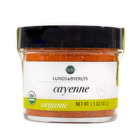 L&B Organic Cayenne Pepper, 1.5 Ounce