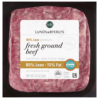 L&B Fresh 85% Lean Premium Ground Beef, 16 Ounce