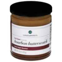 L&B Bourbon Butterscotch Ice Cream Topping, 10 Ounce