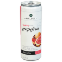 L&B Grapefruit Caffeinated Sparkling Water, 12 Ounce