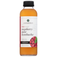 L&B Raspberry Mint Kombucha Drink, 16 Ounce