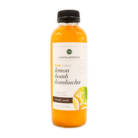 L&B Lemon Bomb Kombucha Drink, 16 Ounce