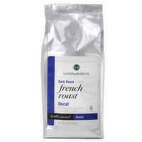 L&B Ground Decaf French Roast Coffee, 12 Ounce