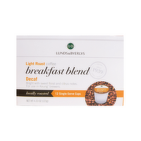 L&B K-Cups Decaf Breakfast Blend Coffee, 12 Each