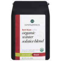 L&B Organic Ground Winter Solstice Blend Coffee, 12 Ounce