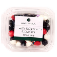 L&B Jelly Belly Licorice Bridge Mix Candy, 8 Ounce