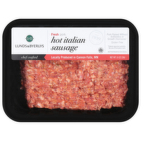 L&B Fresh All Natural Hot Italian Sausage, 16 Ounce