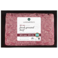 L&B Fresh 80% Lean Premium Ground Beef, 24 Ounce