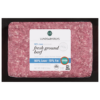 L&B Fresh 90% Lean Premium Ground Beef, 24 Ounce