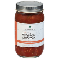 L&B Hot Ghost Chili Salsa, 16 Ounce