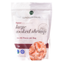 L&B Large Tail-Off Cooked Shrimp 41-50 CT, 16 Ounce