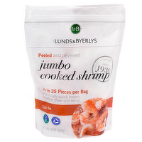 L&B Jumbo Cooked Shrimp Tail On 26-35 CT, 16 Ounce