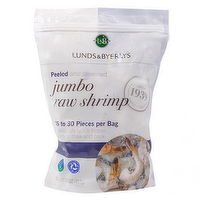 L&B Jumbo Peeled & Deveined Raw Shrimp Tail On 26-30 CT, 16 Ounce