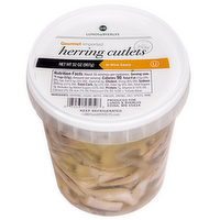 L&B Herring Cutlets in Wine Sauce, 32 Ounce