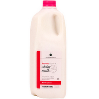 L&B Classic Skim Fat Free Milk, 0.5 Gallon