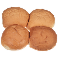 L&B Gourmet Homestyle White Burger Buns Smart Buy Value Pack, 4 Each