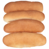 L&B Gourmet Stadium Hot Dog & Brat Buns, 4 Each