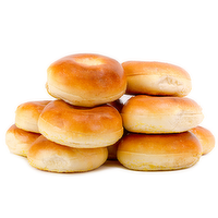 L&B Plain Mini Bagels, 12 Each