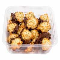 L&B Mini Chocolate Dipped Coconut Macaroons, 10 Ounce