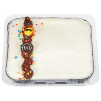L&B Marble Picnic Cake with White Frosting, 21 Ounce