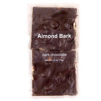 L&B Dark Chocolate Almond Bark, 2.5 Ounce