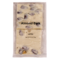 L&B White Almond Bark, 2.5 Ounce