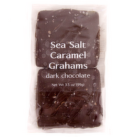 L&B Dark Chocolate Sea Salt Caramel Grahams, 3.25 Ounce