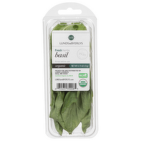 L&B Fresh Organic Basil, 0.75 Ounce